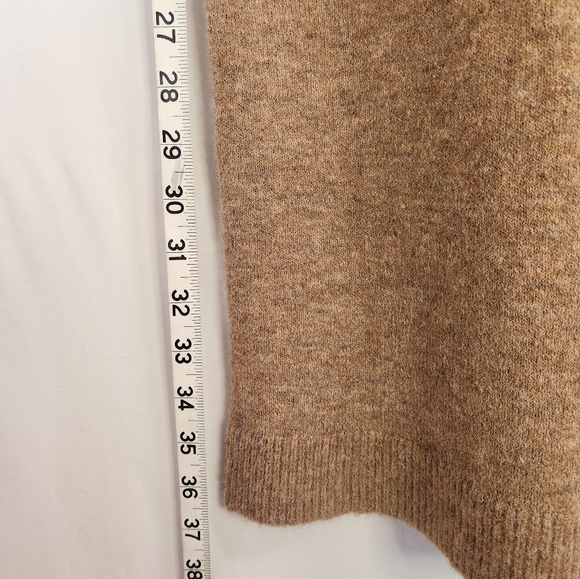 Love & Lore Size Medium Brown Cozy Knit Wide Leg Pants - Picture 5 of 9